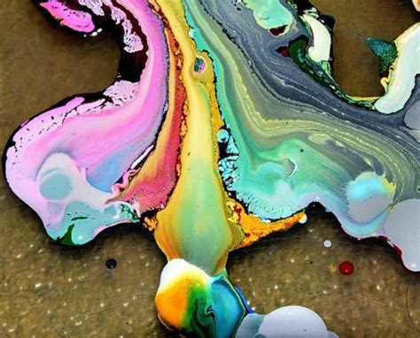 Colorful Rainbow Oil Spill Abstract Nature Art Art Inspiration