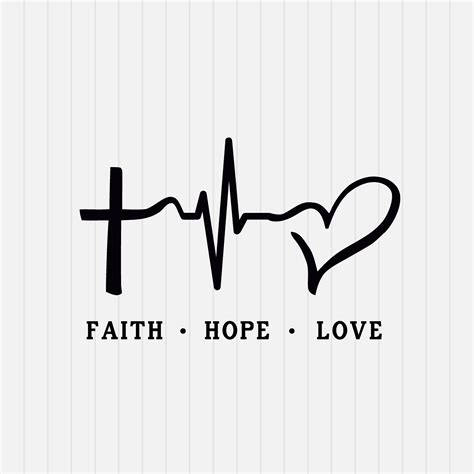 Free Faith Hope Love Svg File 249 File For Diy T Shirt Mug