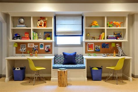 Family rooms are the perfect place for homeschool space because the family can be all together working on different things. 25+ Kids Study Room Designs, Decorating Ideas | Design ...
