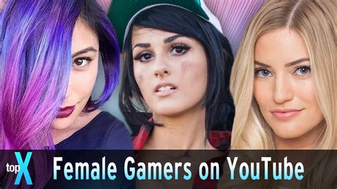 Top 10 Female Gamers On Youtube Internationalwomensday Youtube