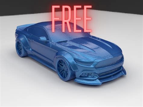 Free Stl File Stl Free Ford Mustang 2016 Scan 3d 🆓・3d Print Design To