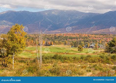 Beautiful Fall Landscape In New Hampshire Usa Stock Photo Image Of