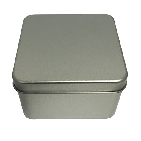 Sample Of 100pcs Square T Tin Box With Solid Lid And Window Lid Item