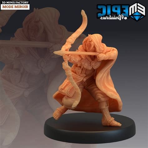 Halfling Rogue Bow And Arrow From Epic Miniatures Guild Of Thieves