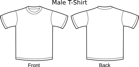 Tshirt Clipart Front And Back