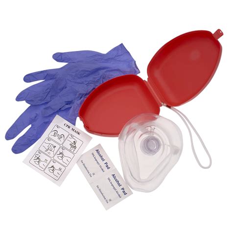 6 Pack First Aid Medical Cpr Rescue Mask Adultchild Pocket