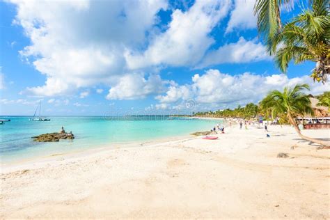Akumal Beach Paradise Bay Beach In Quintana Roo Mexico Caribbean Coast Editorial Stock