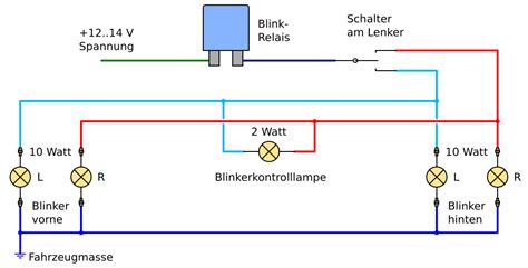 Schaltplan ist eine technik zur. Schaltplan Blinkerrelais - Blinker Und Blinkrelais Bei Der ...