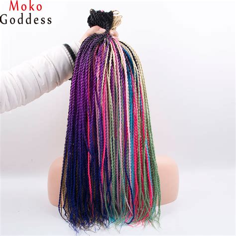 Limited time sale easy return. Mokogoddes Ombre Blonde Kanekalon Hair 24 Inch 30 Stands ...