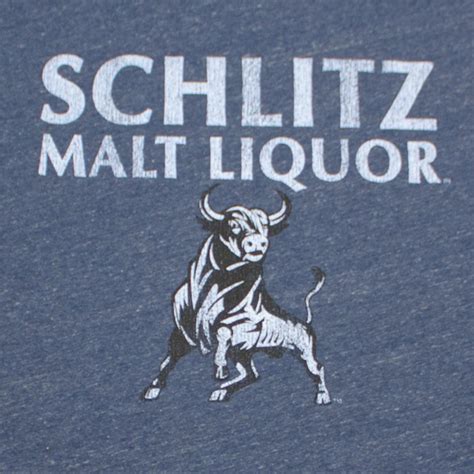 Schlitz Beer Bull Vintage Mens Shirt