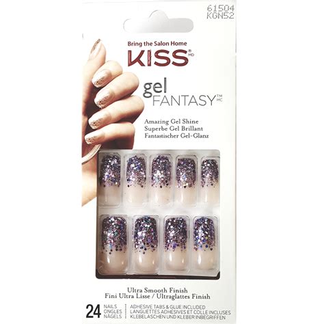 Kiss Gel Fantasy Ready To Wear Gel 24 Nails Kgn52 809 Visit