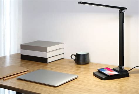 The Sleek Desk Lamp With A Built In Wireless Charger Is On Sale At Its