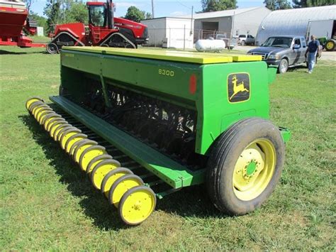 John Deere 8300 Grain Drill With Grass Seed Box Bigiron Auctions