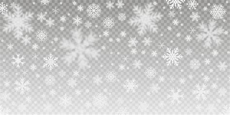Snowflake Background With Transparent Snowflakes Stock Vector Stock