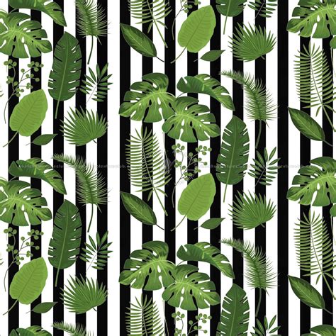 Tropical Leaves Wallpaper Texture Seamless 21565