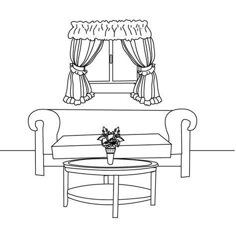 Kids Pages Living Room Coloring Pages Free Coloring Pages
