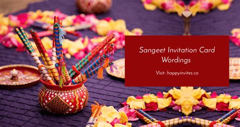 Sangeet Invitation Wording Happy Invites Invitation Maker