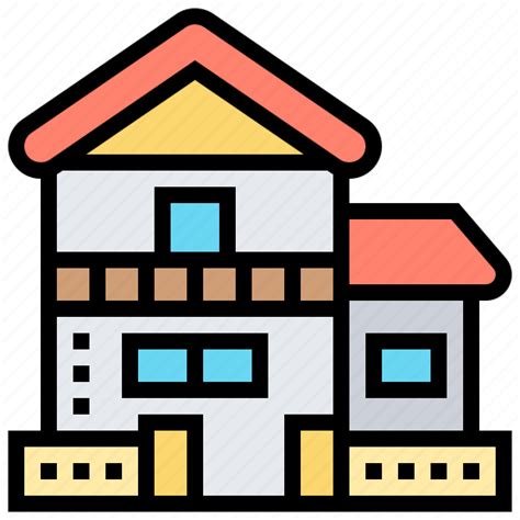 Architecture Home House Neighborhood Residential Icon