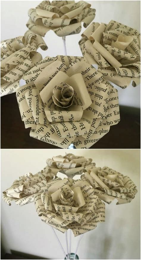 › how to download ros pc. 10 Easy Ways To Make Gorgeous DIY Book Page Roses - DIY ...