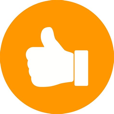 Thumbs Up Icon Flat