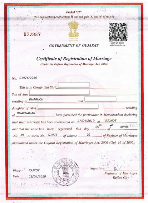 Marriage Certificate Apostille Procedure Services In India