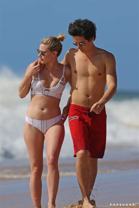 Cole Sprouse And Lili Reinhart In Hawaii January Popsugar Celebrity