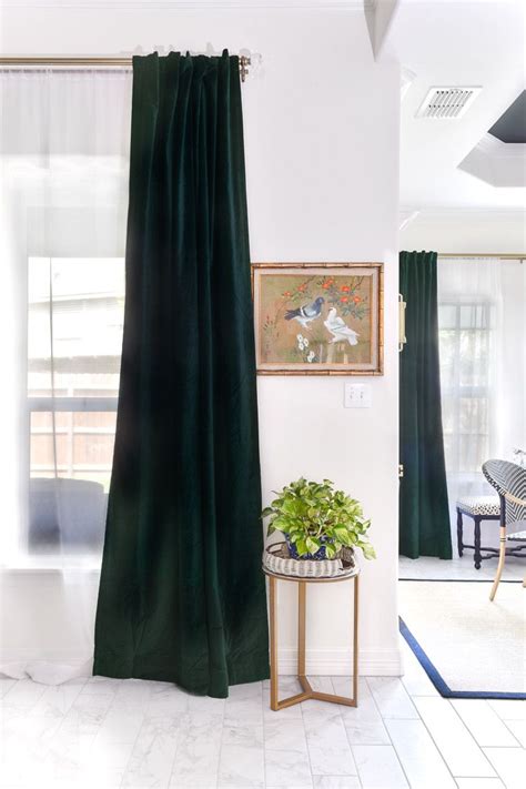 The Best Emerald Green Velvet Curtain Panels Monica Wants It Green