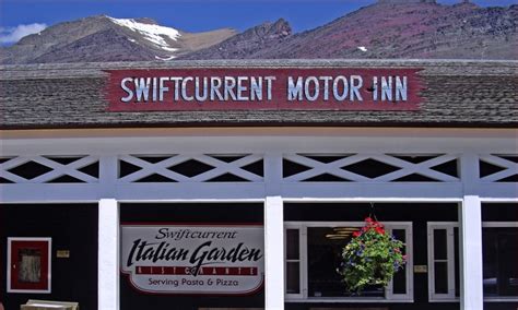 Сша, монтана, глейшер нешнел парк, many glacier valley. Swiftcurrent Motor Inn & Cottages, Glacier National Park ...