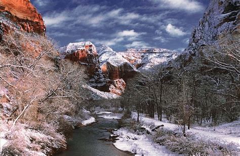 Zion National Park In Winter American Sw Obsessed