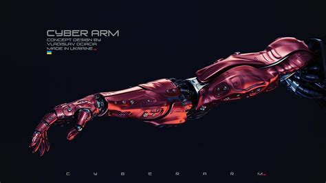 Cyber Arm On Behance Robot Concept Art Cyberpunk Art Cyber