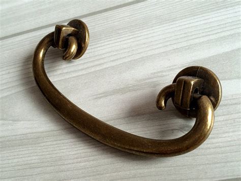 Flush ring pulls, wood pulls, & parts. 3" Drawer Pulls Handles Pull Bail Antique Bronze Rustic ...