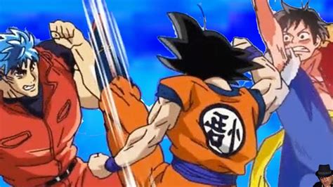 Dragon Ball Z X One Piece X Toriko Full Special Review Goku Vs Luffy