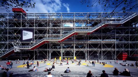 Centre Pompidou High Tech Architectures Inside Out Landmark
