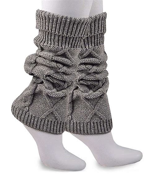Another Great Find On Zulily Gray Cable Knit Leg Warmers By Soxnet