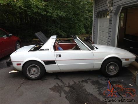 MOONSHADOW MOTORS 1978 FIAT X19 CONVERTIBLE