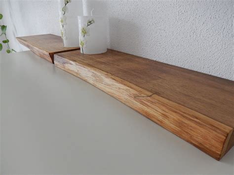 2xwandboard Eiche Wild Massiv Holz Board Regal Steckboard Regalbrett