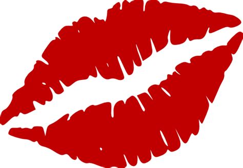 Red Kiss Mark Clip Art At Vector Clip Art Online Royalty