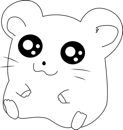 Desenhos De Hamster Para Imprimir E Colorir Pintar