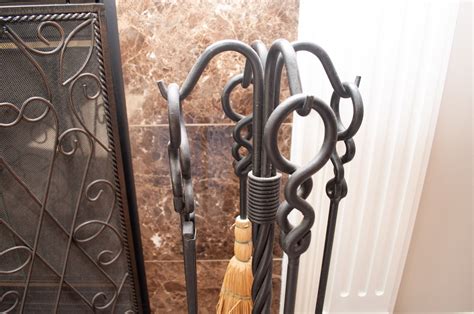 Fireplace Screen And Tools By Southern Living Ebth