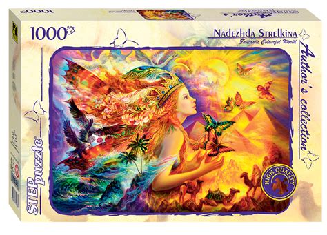 You may also want to use colored pencils, markers, or crayons to color your finished drawing. Puzzle Fantastic Colorful World Step-Puzzle-79533 1000 ...
