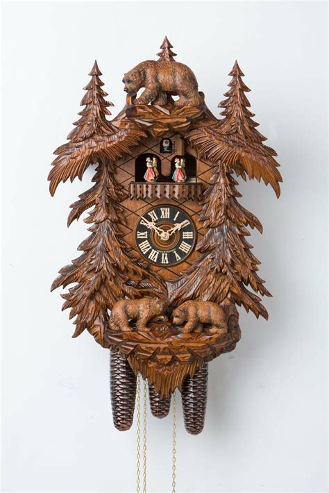 Original Handmade Black Forest Cuckoo Clock Made In Germany 2 86709