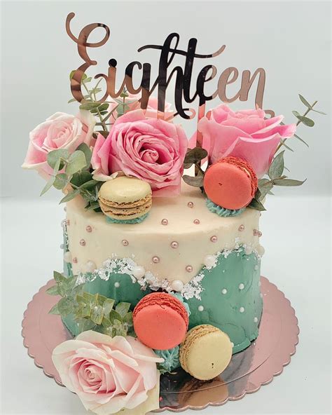 Th Birthday Cake Th Birthday Cake Birthday Cake With Flowers Elegant Birthday Cakes