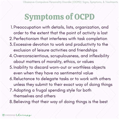 What Is Obsessive Compulsive Personality Disorder Ocpd