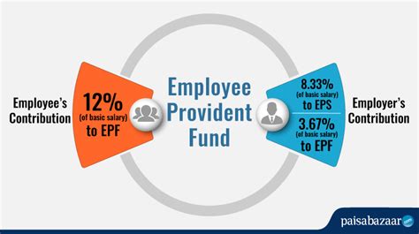 The employer also contributes an equivalent amount (8.33% towards eps and 3.67% towards epf) in the employee's account. EPF Interest Rate 2019-20: How to Calculate Interest on EPF