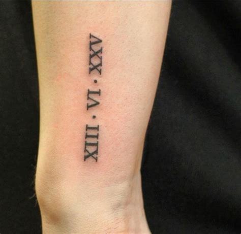 260 Best Roman Numeral Tattoos 2019 Font Styles And Numbers Designs