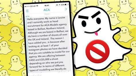 Don T Fall For This Modelling Scam Going Round On Snapchat Capital