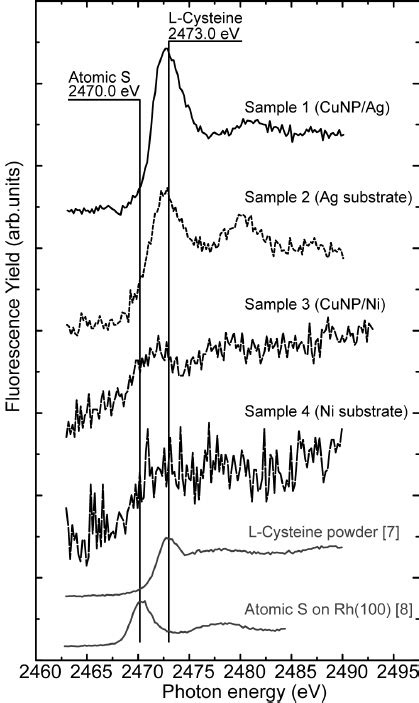 S K Edge Nexafs Spectra For Samples From To L Cysteine Powder Download Scientific Diagram