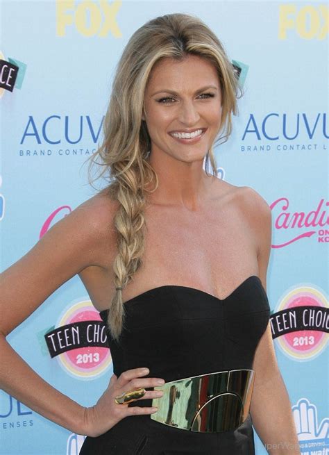 Of course, there's an opening up her chest, but it's also really short underneath the first layer of the bottom part. Erin Andrews Braided Hairstyle | Super WAGS - Hottest ...