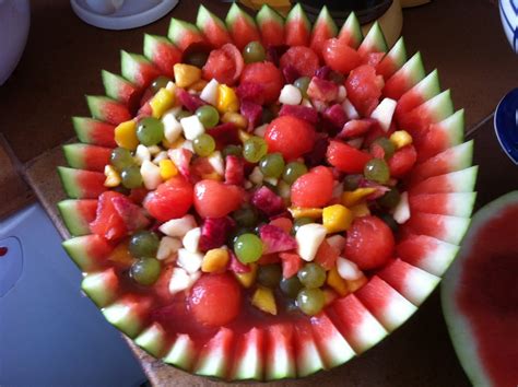 Recetas De Mi Familia Coctel De Frutas En Sandia