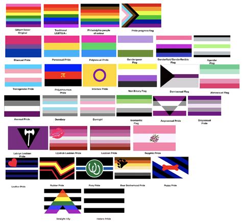 Lgbtq All Pride Flags And Names For A Pride Flag List Of All The Best